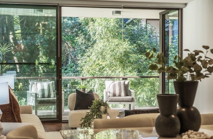 leafy view from top unit sale in Roseville in July 2025