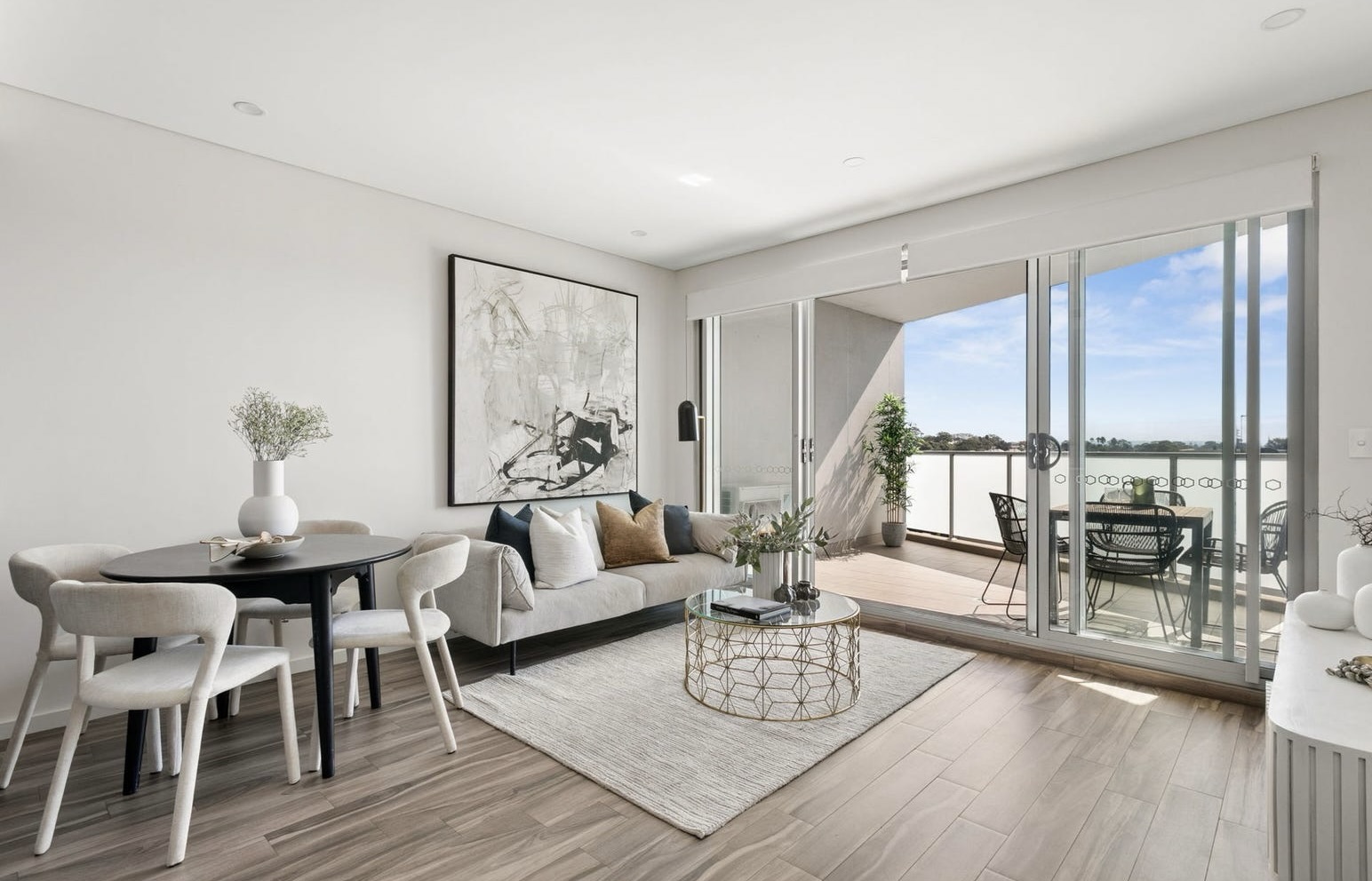 Open lounge and dining room leading out to an undercover balcony - 404/578 New Canterbury Road, Hurlstone Park, NSW 2193 , this was the top apartment sale in May 2026