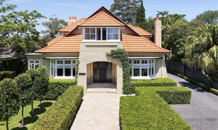 7 Dudley Avenue Roseville NSW 2069 facade of double story home with manicured garden and large tiled walkway to the entrance. This was the top sale in Roseville in September 2026