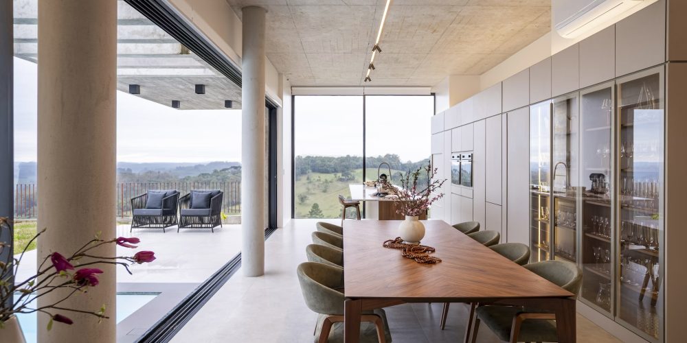 home in NSW open plan living